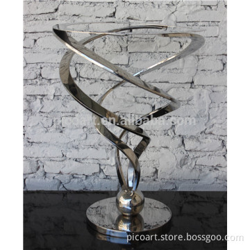 Modern metal sculpture for home decoration